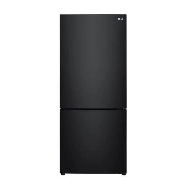 LG GB-455BLE 420L Black Bottom Mount Fridge w/Door Cooling - Carton Damaged