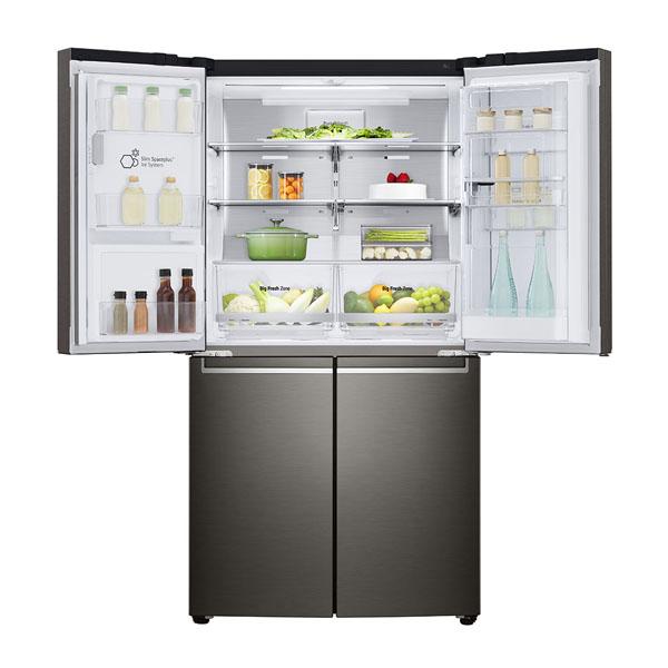 LG GF-D706BSL 706L Black Stainless French Door Refrigerator - Carton Damaged