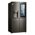 LG GF-V706BSLC 637L Black Stainless French Door Refrigerator - Carton Damaged