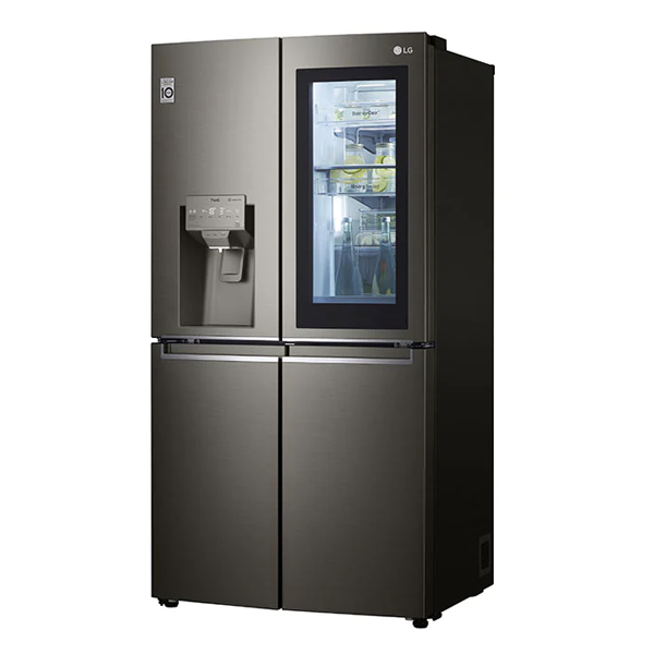 LG GF-V706BSLC 637L Black Stainless French Door Refrigerator - Carton Damaged