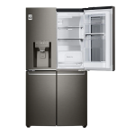 LG GF-V706BSLC 637L Black Stainless French Door Refrigerator - Carton Damaged