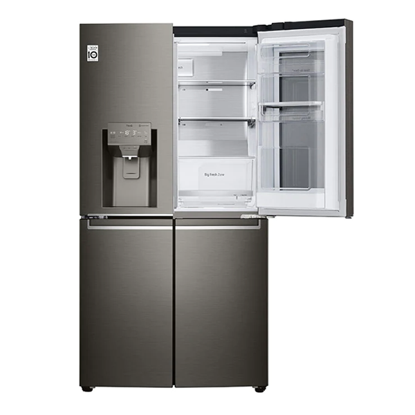 LG GF-V706BSLC 637L Black Stainless French Door Refrigerator - Carton Damaged