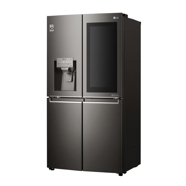 LG GF-V708BSL 708L Black French Door Fridge w/InstaView - Carton Damaged