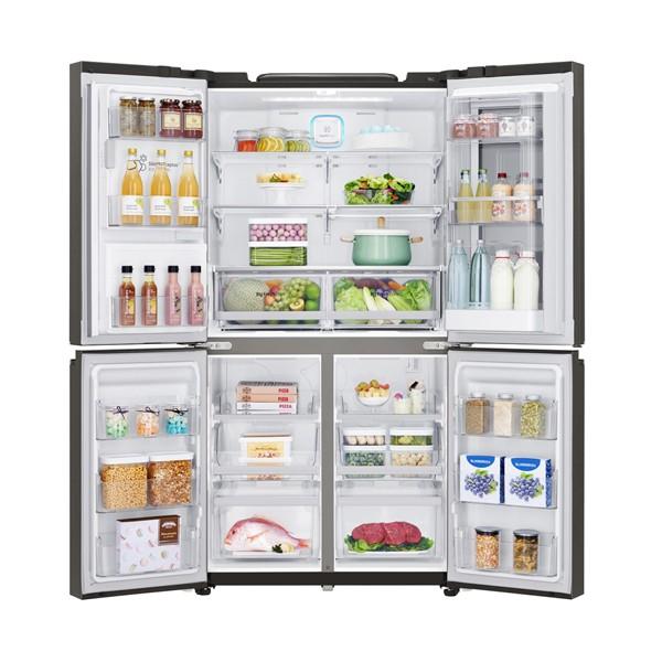 LG GF-V708BSL 708L Black French Door Fridge w/InstaView - Carton Damaged