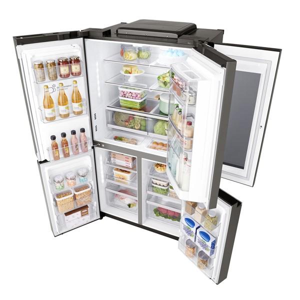 LG GF-V708BSL 708L Black French Door Fridge w/InstaView - Carton Damaged