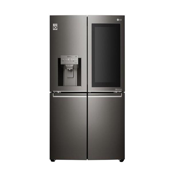 LG GF-V708BSL 708L Black French Door Fridge w/InstaView - Carton Damaged