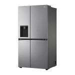 LG GS-N599PL 641L Side by Side Fridge w/Non-Plumbed Ice & Water Dispenser - Factory Seconds
