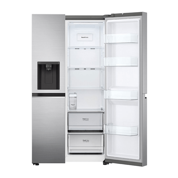 LG GS-N599PL 641L Side by Side Fridge w/Non-Plumbed Ice & Water Dispenser - Factory Seconds