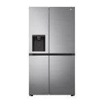 LG GS-N599PL 641L Side by Side Fridge w/Non-Plumbed Ice & Water Dispenser - Factory Seconds