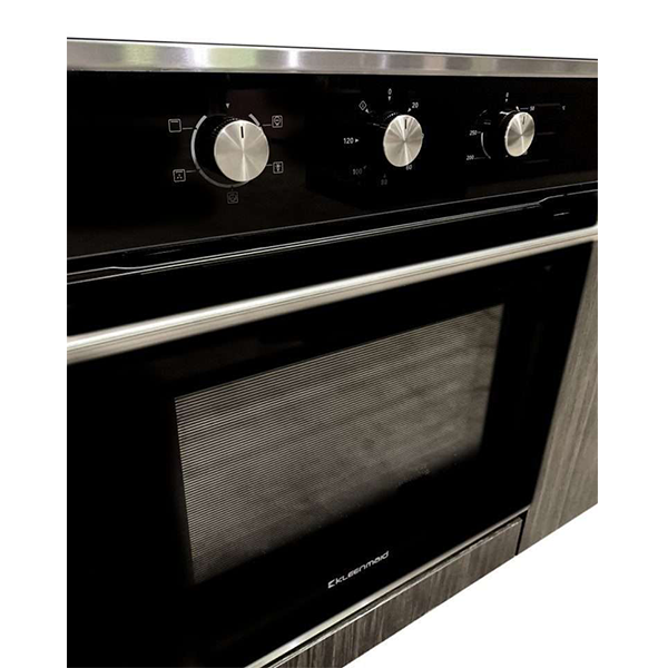 Kleenmaid KCOMF6010 60cm 75L 5 Function Black And Stainless Steel Oven - Carton Damaged