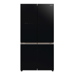 Hitachi RWB640VT0GBK 638L Glass Black French Door Inverter Refrigerator - Carton Damaged
