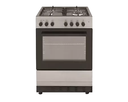 Tisira 60cm 65L Dual Fuel Upright Cooker in Stainless Steel TFGM629XE- Carton Damaged