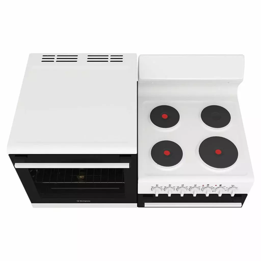 Westinghouse 110cm Freestanding Elevated Electric Cooker WDE132WC-L - Factory Seconds